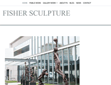 Tablet Screenshot of fishersculpture.com